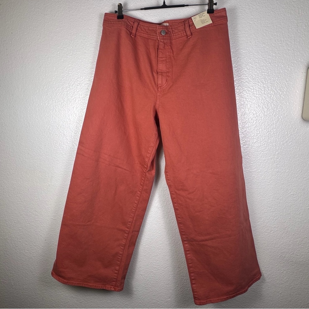 Universal Thread Women's Red Sailor
Wide-Leg Twill Comfort Stretch Pants 16